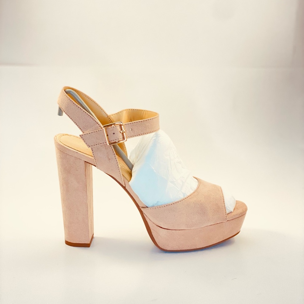Jessica Simpson Priella Blush Platform Heels